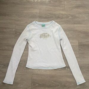 White Long Sleeve Top